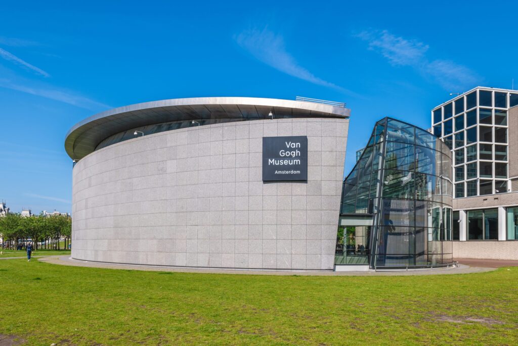Exterior of the Van Gogh Museum on Museumplein